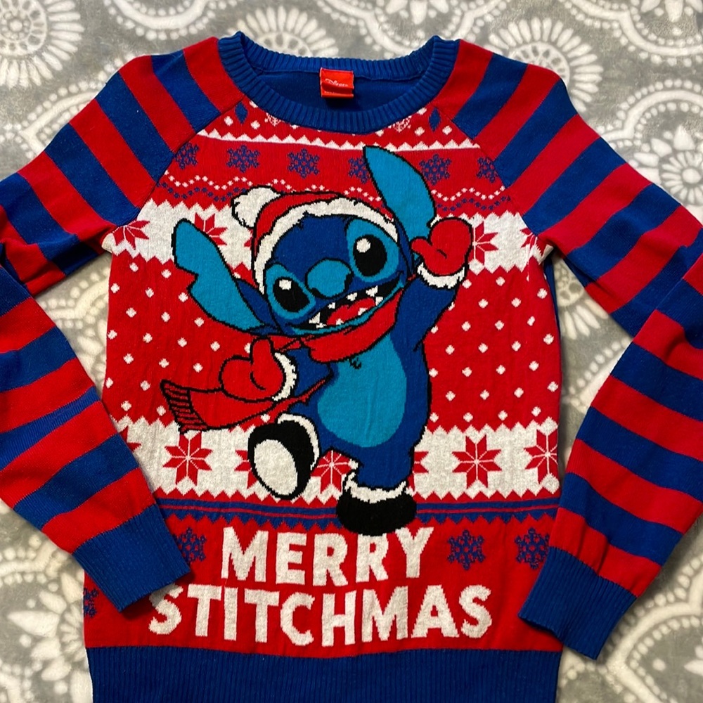 Disney Stitch ugly sweater